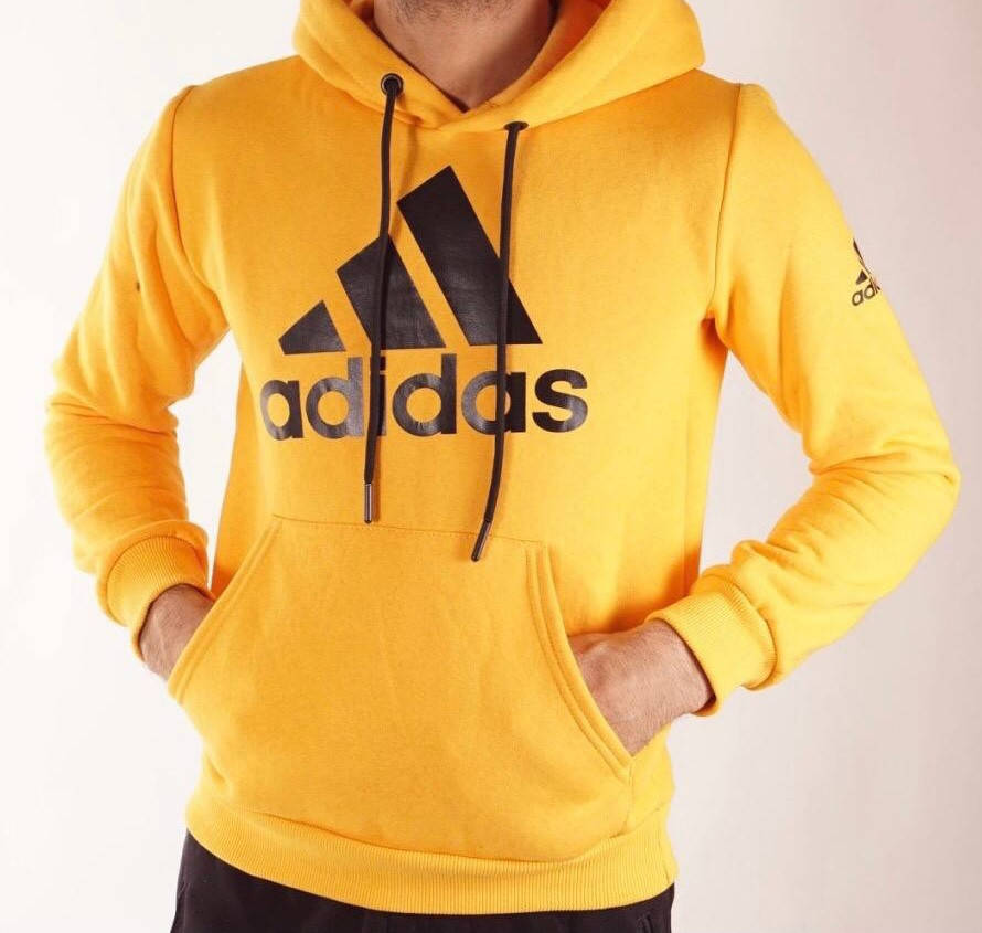 

Худи теплый с логотипом ADIDAS на флисе для подростка 12-16 лет арт. 516, Хаки, 158
