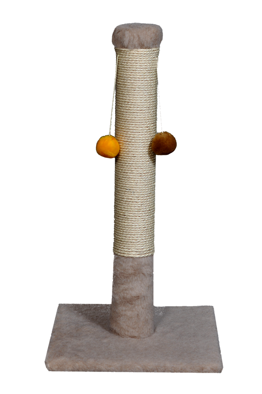 

Когтеточка (дряпка) Мур-Мяу "Интер-2" в джутовой веревке Бежевая