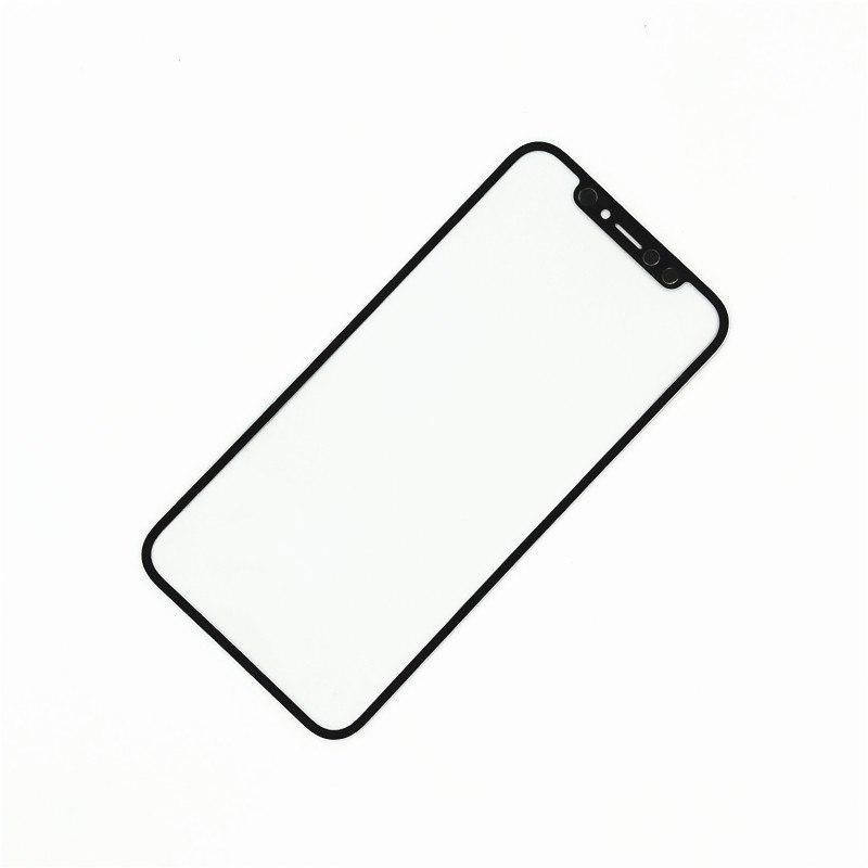 

Стекло дисплея для iPhone X, черное, с рамкой, с OCA-пленкой, Черный
