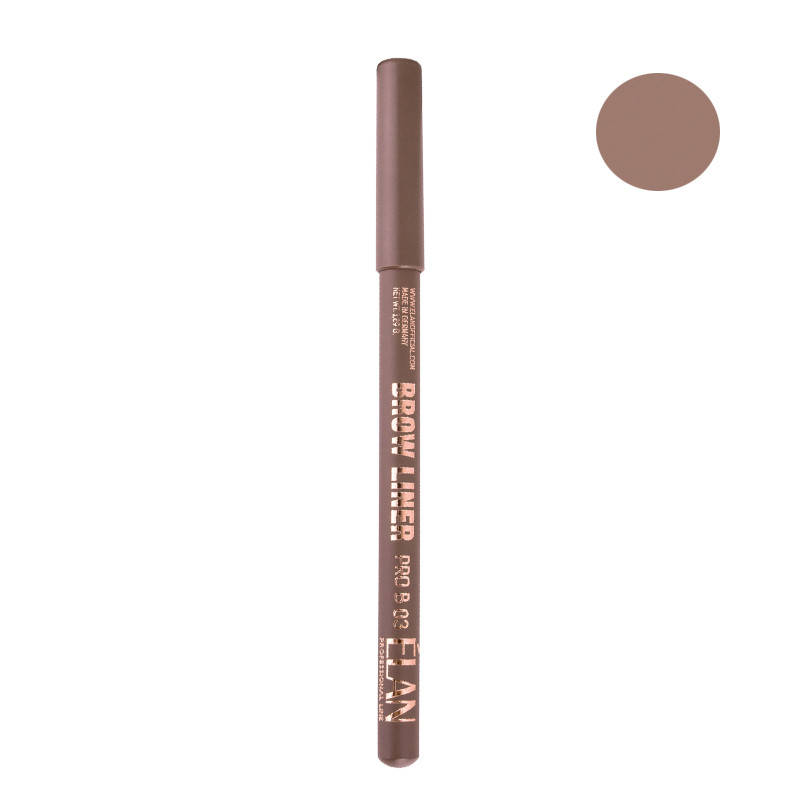 

Elan Brow Liner Pro B 03 Blonde - пудровый карандаш для бровей, светлый