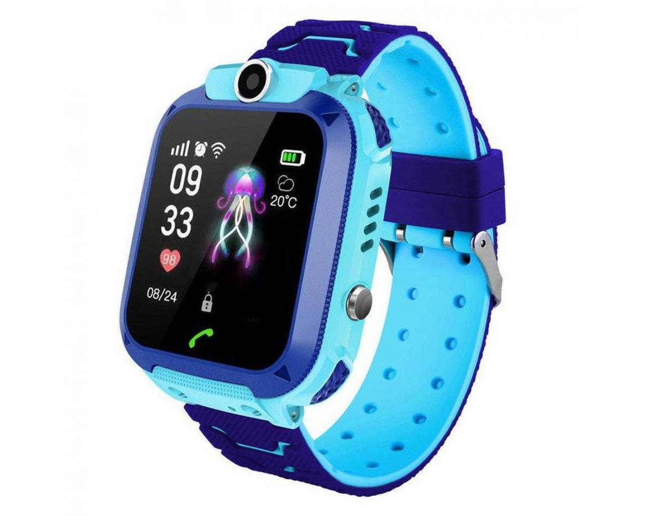

Детские Смарт-часы Smart Baby Q12 Smart Watch Умные часы с GPS голубые
