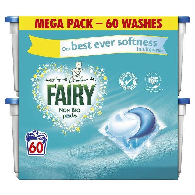 

Капсулы для стирки универсального белья Fairy Non Bio 60 шт