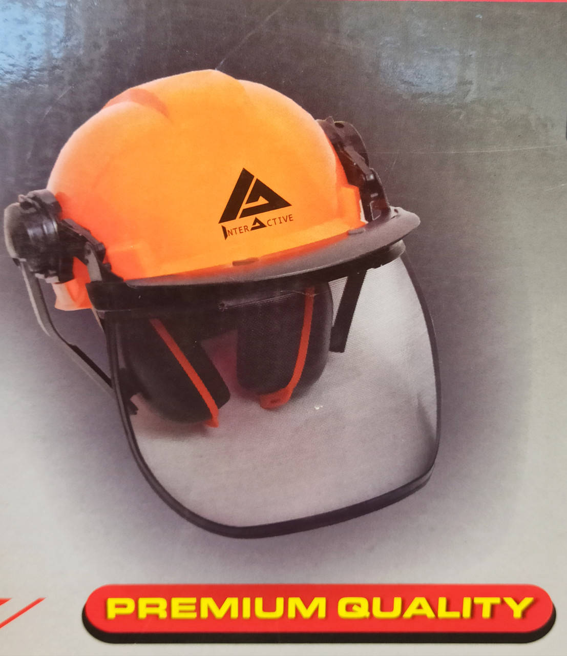 

Защитный шлем с сеткой и наушниками/Каска защитная для мотокосы/бензопилы Kamberg