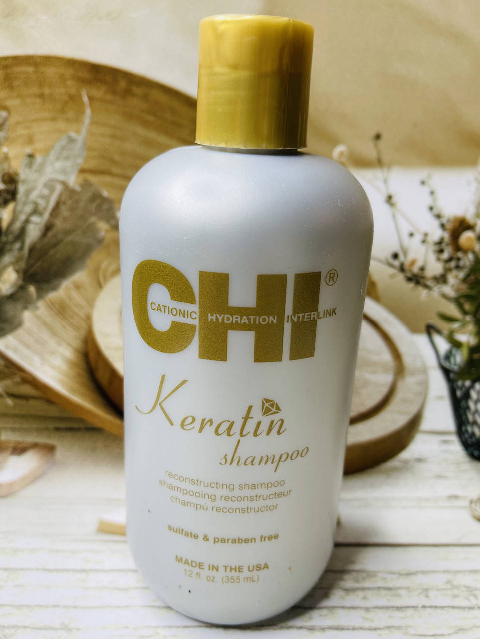 

Кератиновый восстанавливающий шампунь CHI Keratin Shampoo