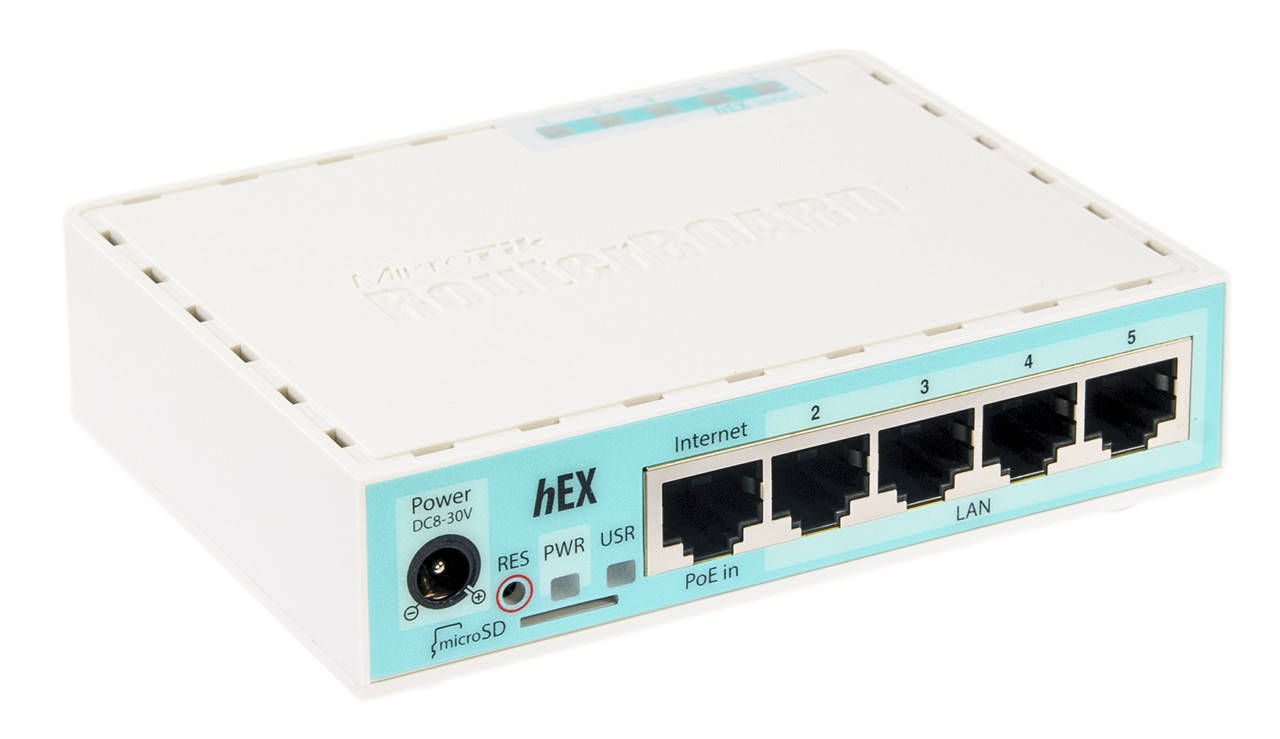 

Маршрутизатор MikroTik hEX (RB750Gr3)