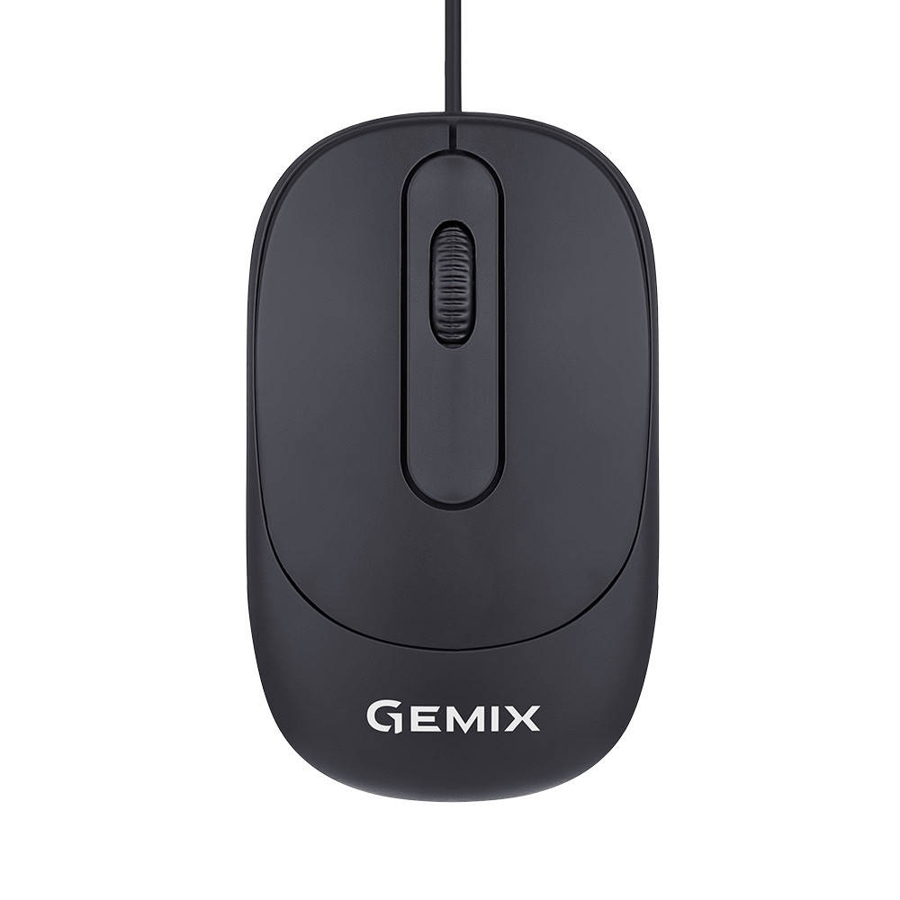 

Мышь компьютерная проводная Gemix GM-145 Black, Черный
