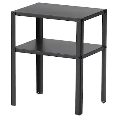 

IKEA прикроватный столик KNARREVIK, черный 37x28 см (ИКЕА КНАРРЕВИК)