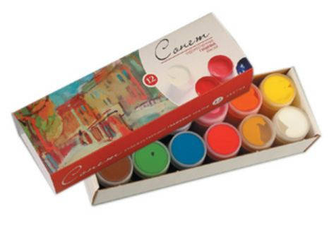 

Набор гуаши Сонет 12 х 40мл