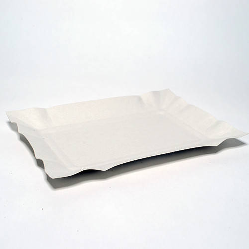 

Тарелка бумажная 130*190 прямоугольная 100шт/уп