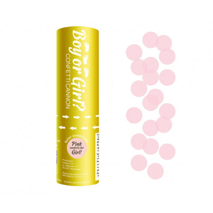 

Хлопавка Boy or Girl 15см рожевий