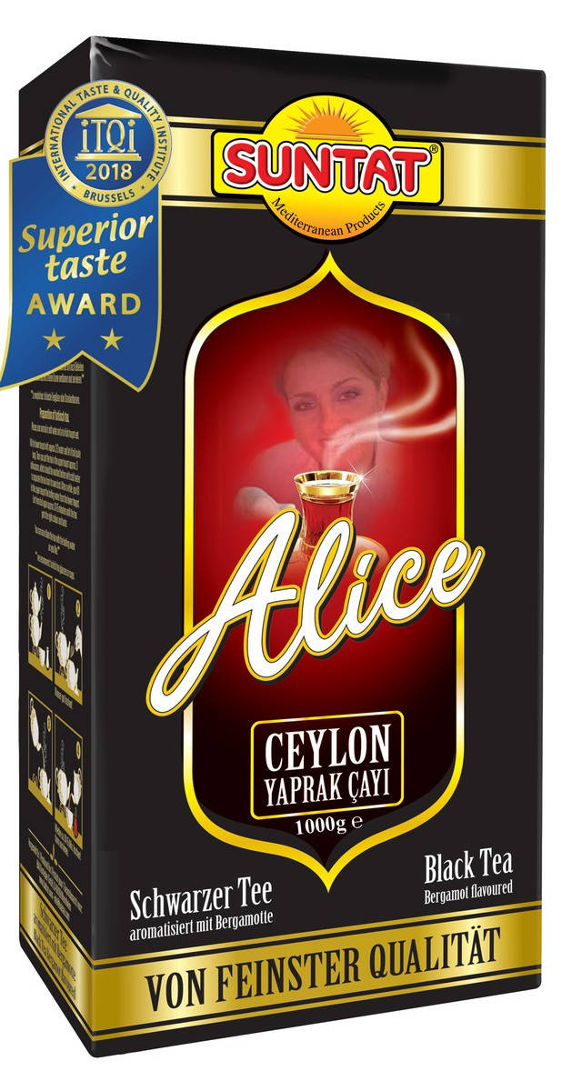 

Чай черный цейлонский крупнолистовой 1000 г Suntat Alice Бергамот (рассыпной)