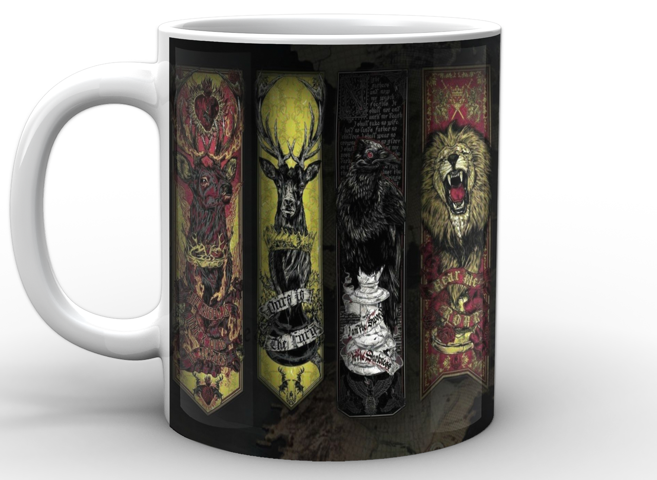 

Кружка GeekLand Game of Thrones Игра Престолов надпись GT.02.018, Белый