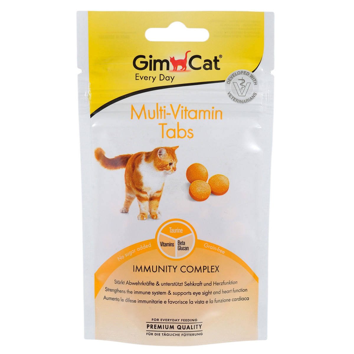 

GimCat Every Day Multi-Vitamin Tabs 40 г Вітамінізовані ласощі для кішок
