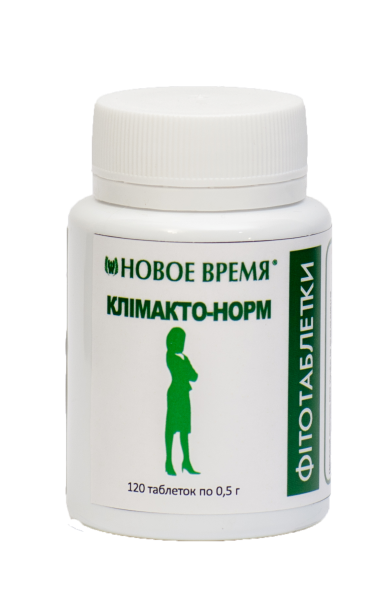 

Фитотаблетки Климакто-норм, 120 шт, Новое время