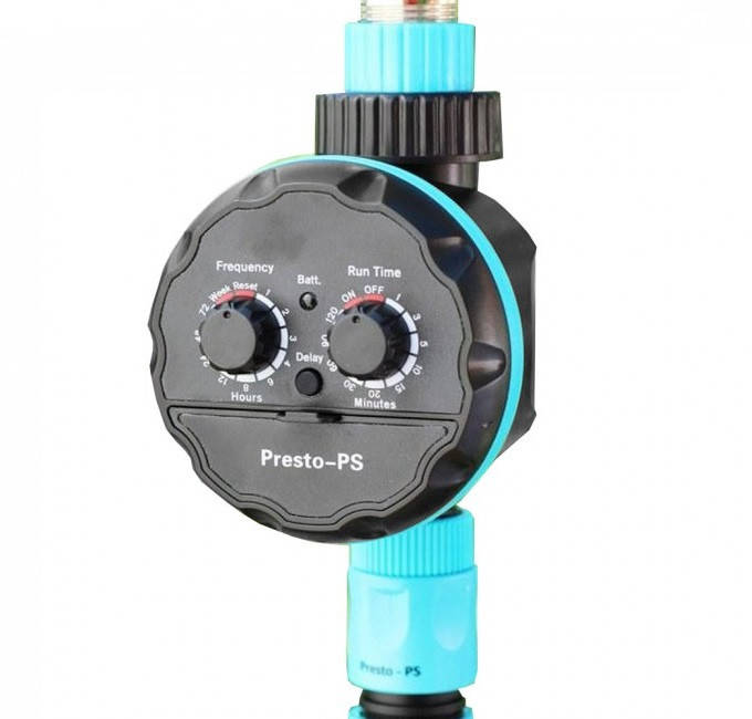 

Программируемый электрический таймер с механическим управлением для полива Presto-PS 7801