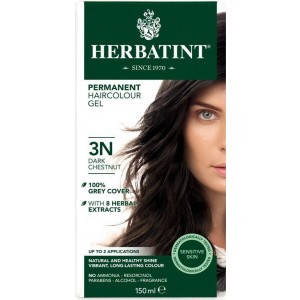 

Краска для волос Herbatint - темный каштан 3N, Перманентная краска-гель для волос