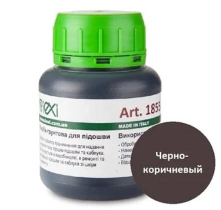 

Краска для каблуков и торцов подошвы IEXI 1855, черно-коричневый 100ml