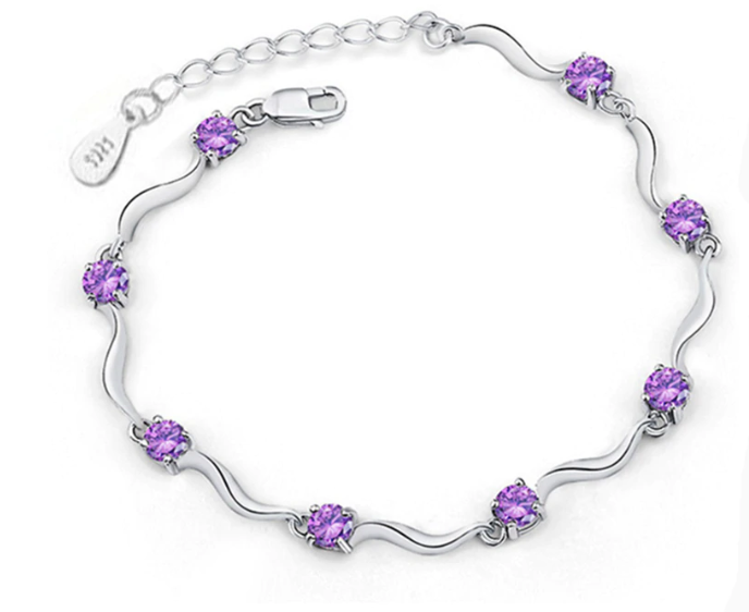 

Серебряный браслет Нежность из стерлингового серебра 925 пробы (код 1014)