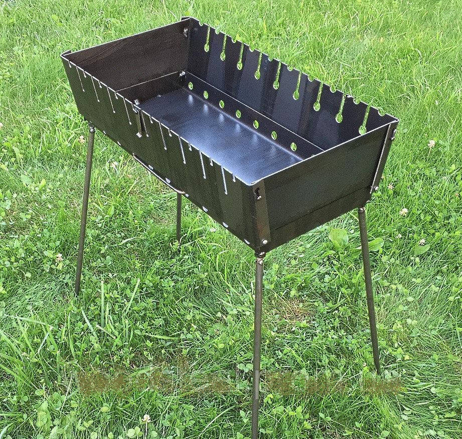 

Мангал складной (чемодан) на 10 шампуров