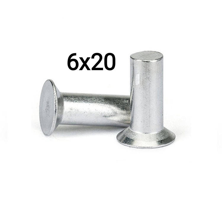 

Заклепка алюминиевая 6х20 потайная DIN 661
