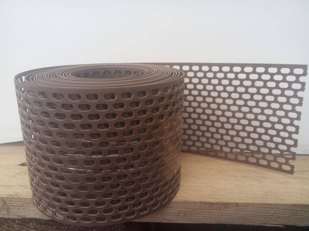 

Карнизная решетка лента свеса ПВХ DR 100*5000 коричневая