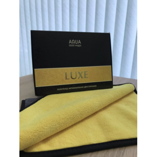 

Полотенце, микрофибра для авто Aqua Magic LUXE плотность 800 г/м2 30×40 см.