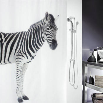 

Spirella Шторка для ванной текстильная Spirella ZEBRA мультицвет (10.11554)