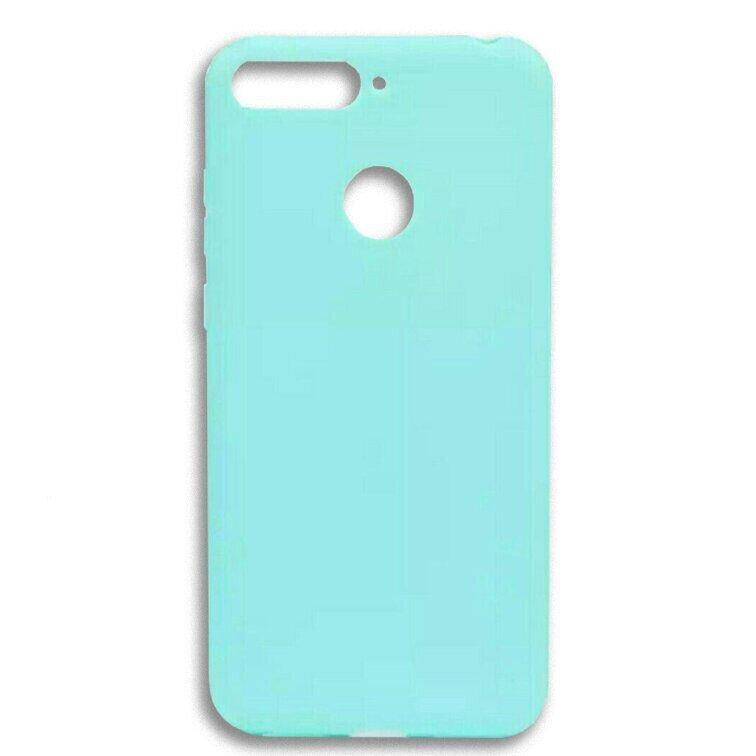 

Чехол Candy Silicone для Huawei Y6 Prime (2018) / Honor 7A Pro цвет Бирюзовый, Зелёный