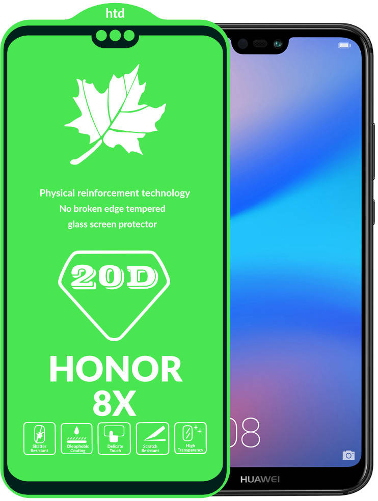 

20D Стекло Honor 8X (большой радиус) (Хонор 8Х 8 Икс)