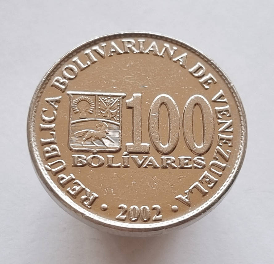 

Венесуэла 100 боливаров 2002