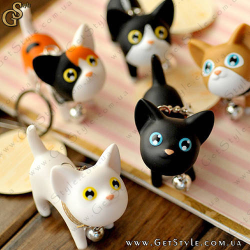 

Брелоки Забавные кошечки - "Cute Cats" - 1 шт