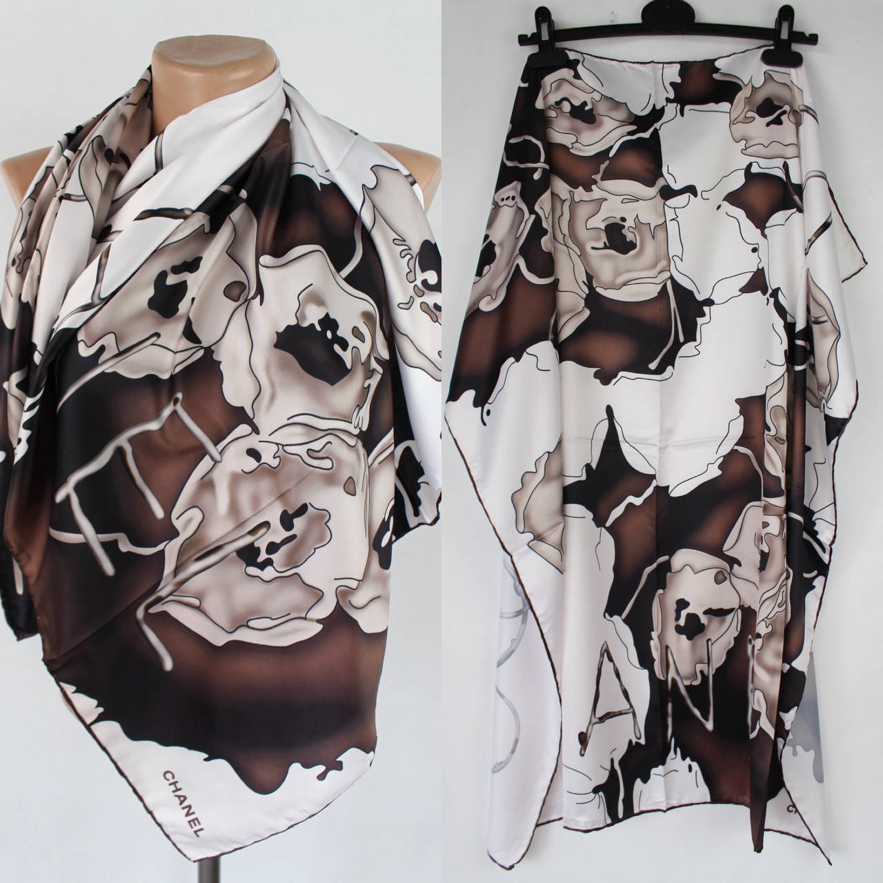 

Хустка жіноча атласна елітна турецька 218019