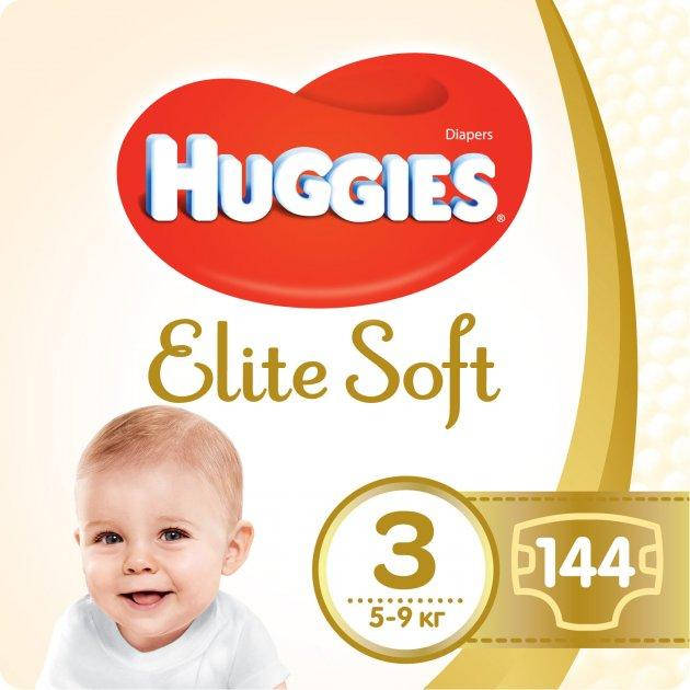 

Подгузники детские Huggies Elite Soft 3 (5-9 кг) Box, 144 шт