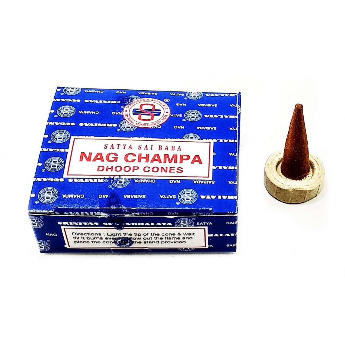 

Благовоние Nagchampa Dhoop Cones (Нагчампа)(Satya) конусы