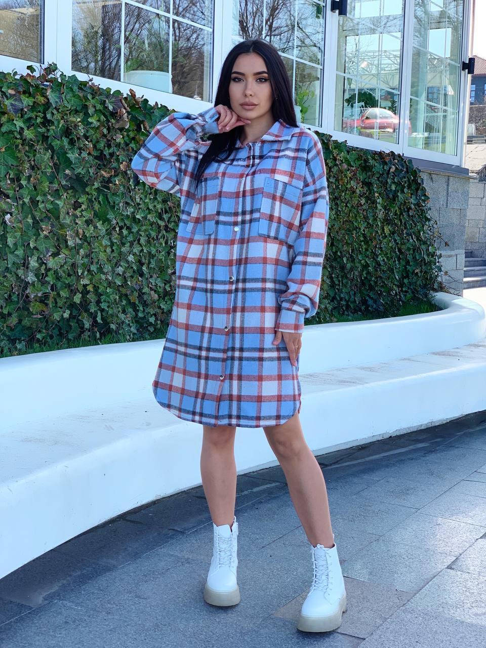 

Рубашка-платье в стиле oversize, рубашка женская свободного кроя