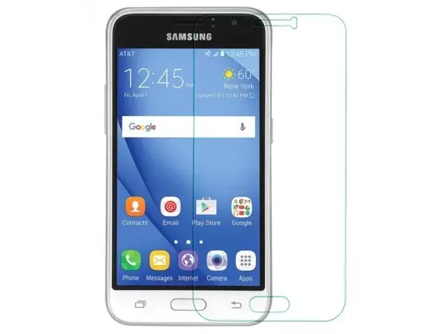 

Захисне скло Samsung J1 2016 SM-J120H м'яка упаковка, Прозрачный