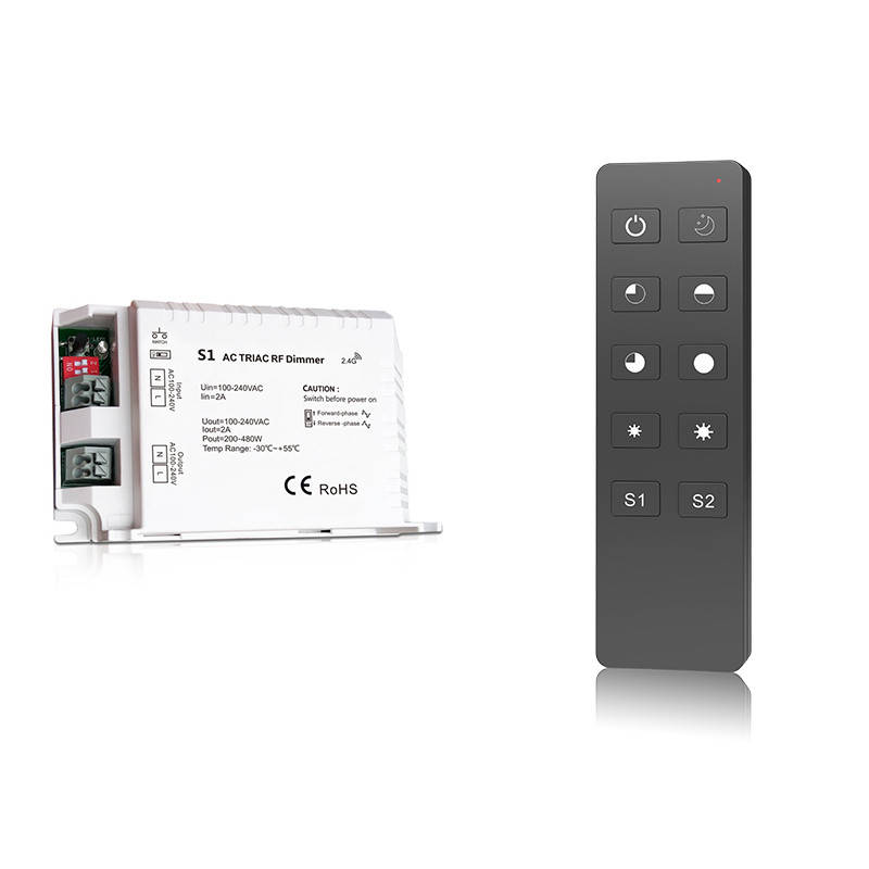 

Дистанционный выключатель с регулировкой яркости освещения (Диммер+пульт) S1 на 220 Вольт