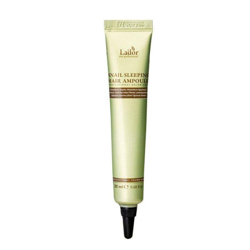 

Ночная восстанавливающая активная сыворотка для волос Lador Snail Sleeping Hair Ampoule 20 мл