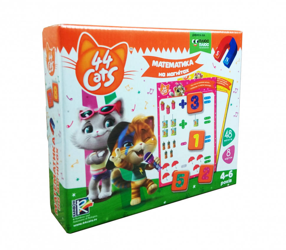 

Математика на магнитах 44 Cats VT5411-08 на укр. языке