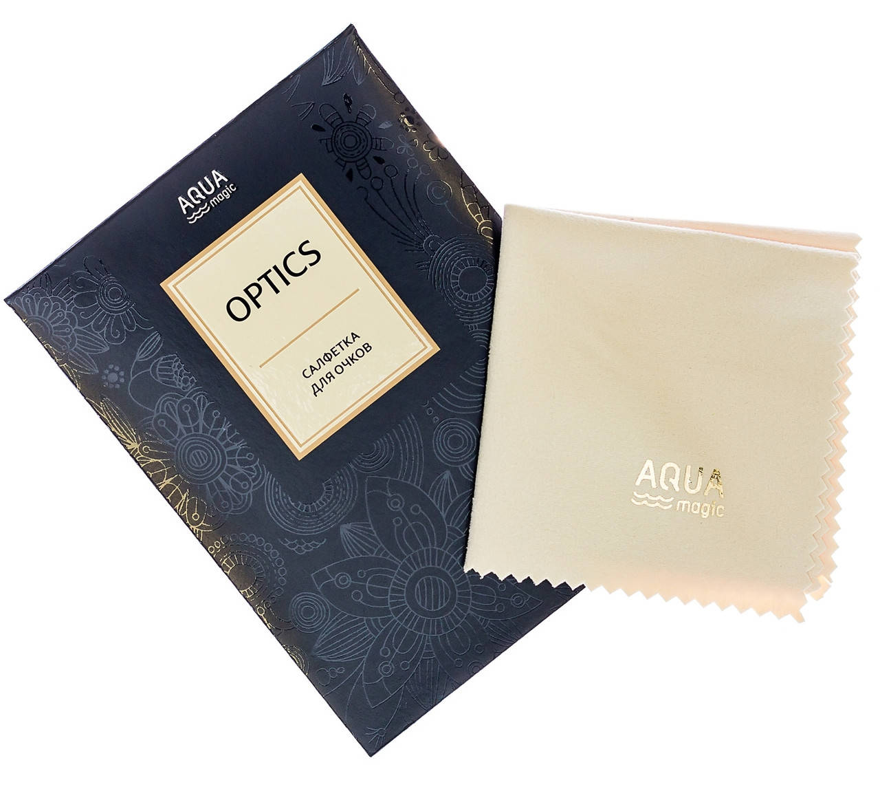 

Салфетка GreenWay AQUAmagic OPTICS для очков (слоновая кость) (02276)
