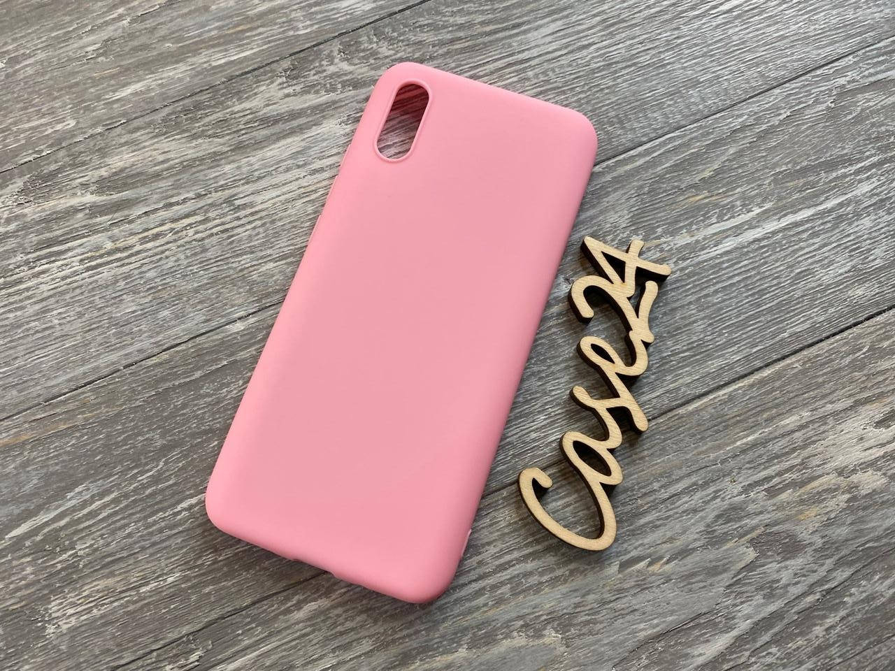 

Чехол накладка для Xiaomi Redmi 9A силиконовый чохол на сяоми редми 9а розовый