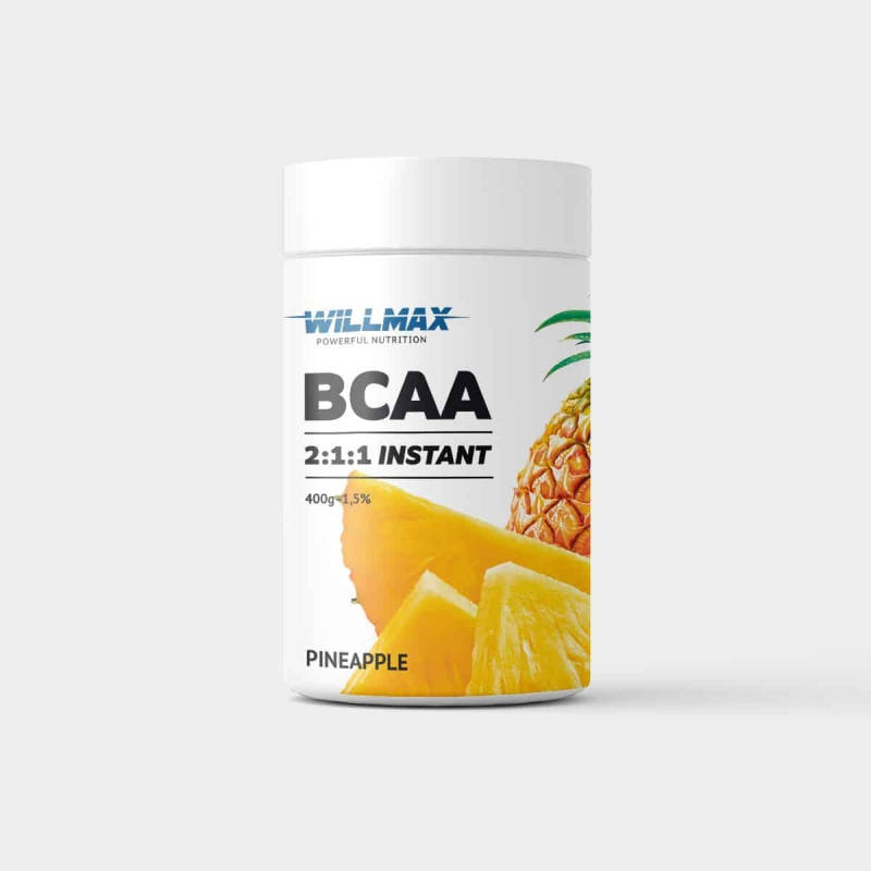 

Аминокислоты BCAA WILLMAX 2:1:1 Instant 400 г Ананас