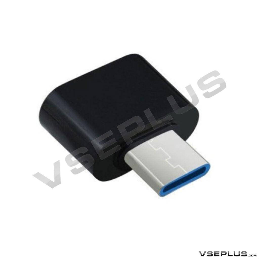 

OTG адаптер RS060, Type-C, USB, черный