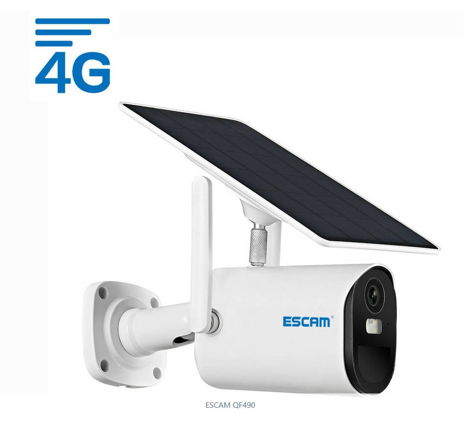 

Уличная wi-fi IP камера Escam QF490 2mp 4g с сим-картой и солнечной панелью