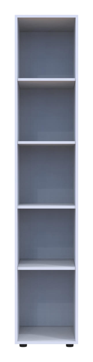 Шафа для одягу Doros Гелар Білий з Дзеркалом 39х49.5х203.4 (44900242) 3