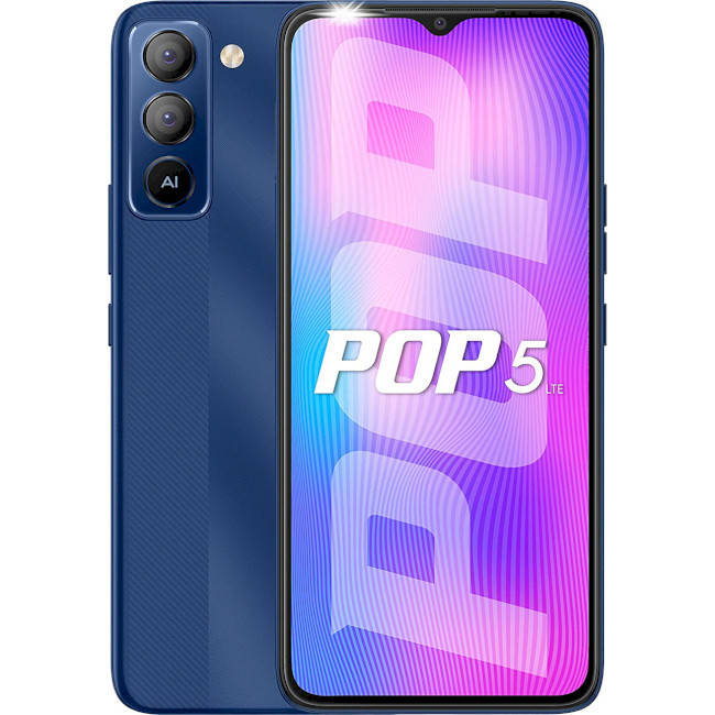 

Смартфон Tecno Pop 5 LTE (BD4) Dual Sim Deepsea Luster, Blue
