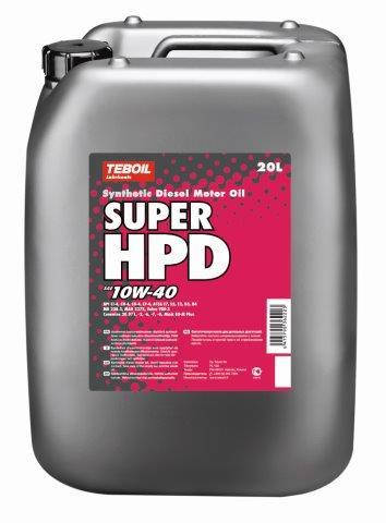 

Масло моторное Teboil Super HPD 10W40 (синт)20л