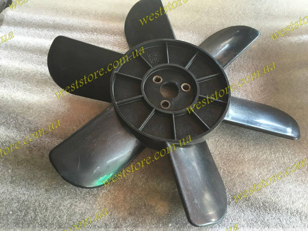 

Крыльчатка вентилятора радиатора Ваз 2101 2102 2103 2104 2105 2106 6-ти лопастная черная Украина