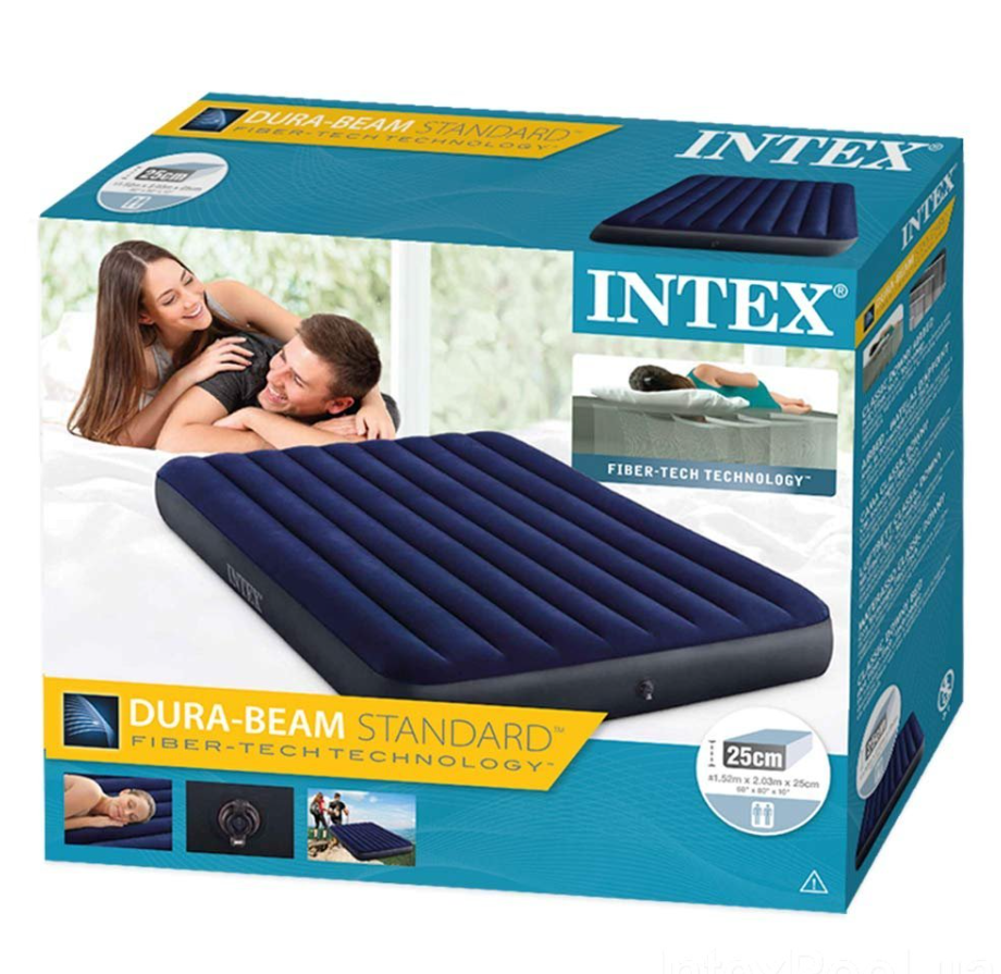 

Двухместный Надувной Матрас Intex 64759 (152х203х25 см ), Синий