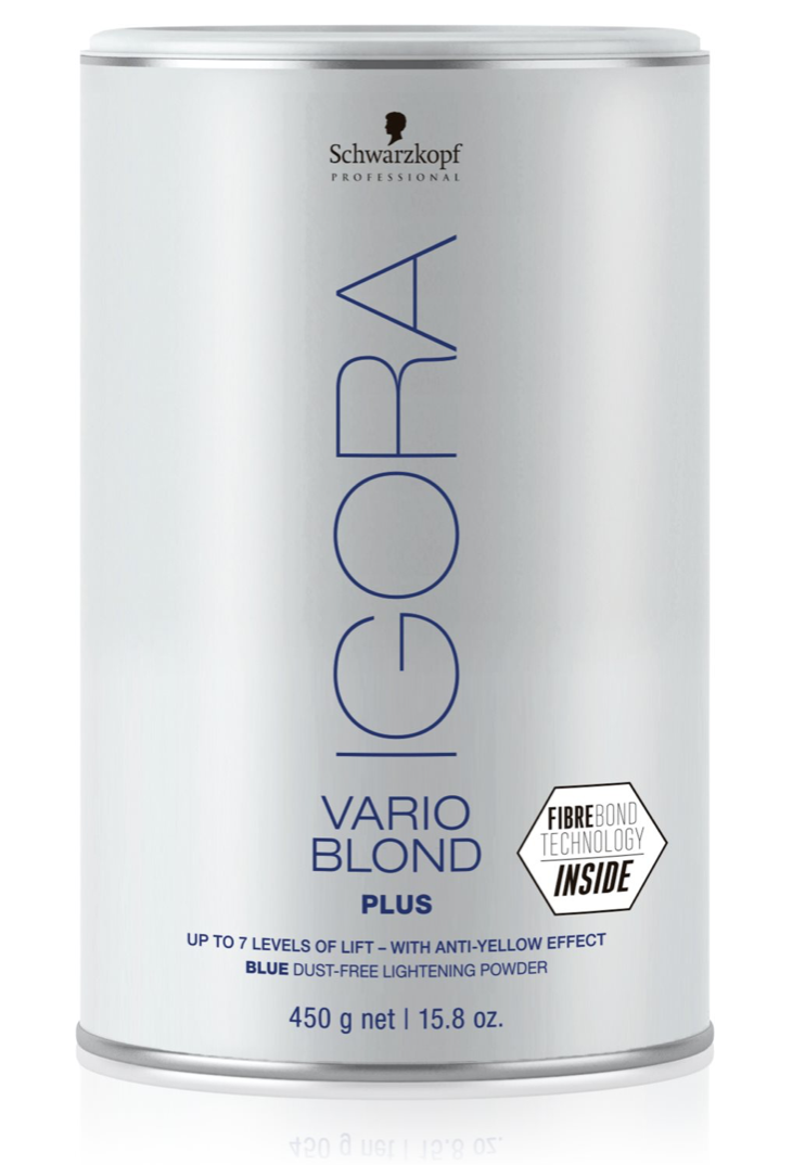 

Беспылевой обесцвечивающий порошок (голубой) IGORA VARIO BLOND PLUS 450 г